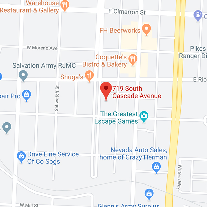 Google map of Joyce’s office